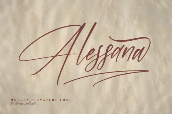 Alessana Script Font for Elegant Editorial Design