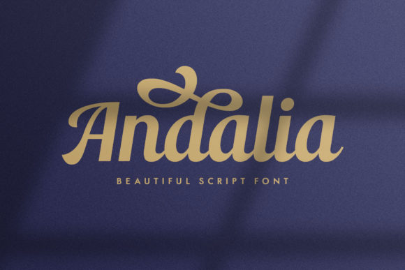 Andalia Script Font for Elegant Branding Projects