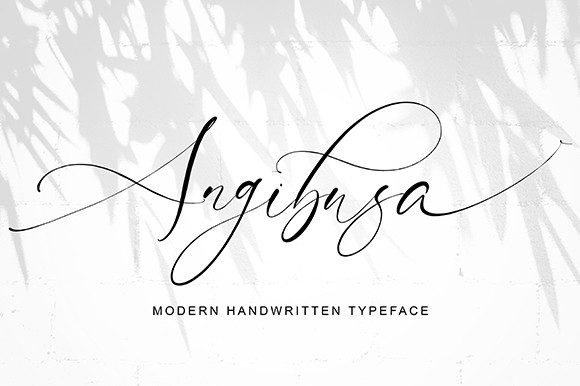 Angibusa Script Font for Elegant Small Business Branding