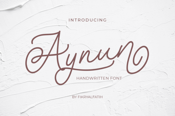 Aynun Script Font for Elegant Digital Branding