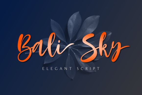 Bali Sky Script Font for Elegant Handmade Designs