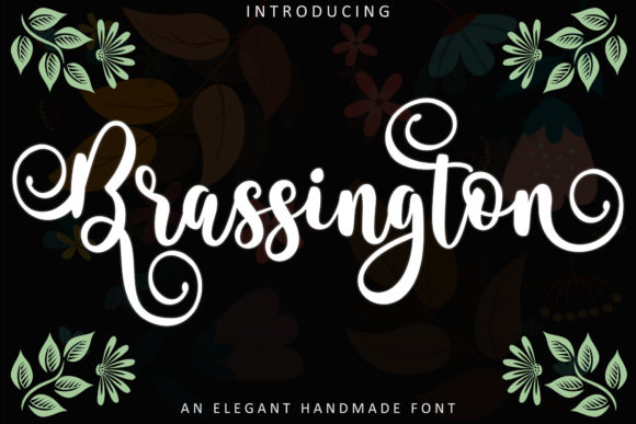 Brassington: Elegant Script Handwritten Font for Refined Design