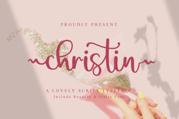 Christin Script Font for Elegant Handmade Designs