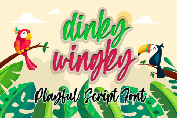 Dinky Winky Script Font for Handmade Creators