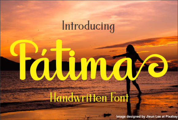 Fátima Script Font for Elegant Campaign Design