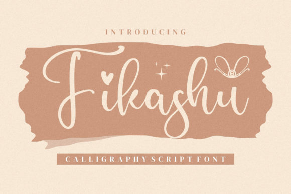 Fikashu: A Refined Script Font for Elegant Brand Identity
