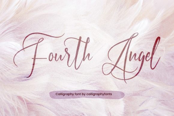 Fourth Angel Script Font for Elegant Brand Identity