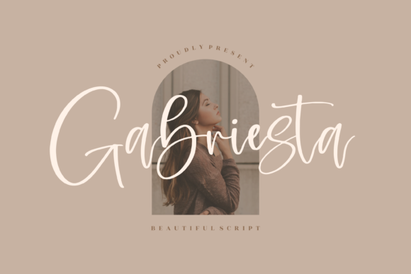 Gabriesta Script Font for Handmade Branding & Printables