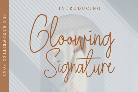 Gloowing Signature Font for Elegant Brand Campaigns