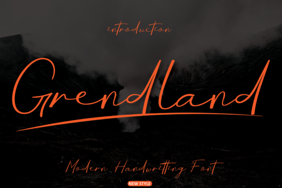 Grendland Script Font for Handmade Creatives