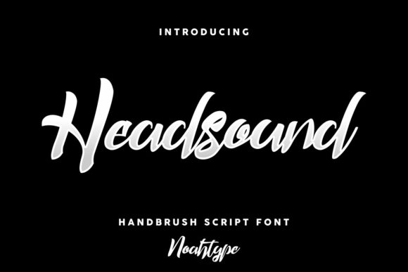Headsound: A Contemporary Script Font for Digital Branding