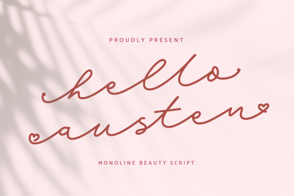 Hello Austen: A Refined Script Font for Small Business Branding