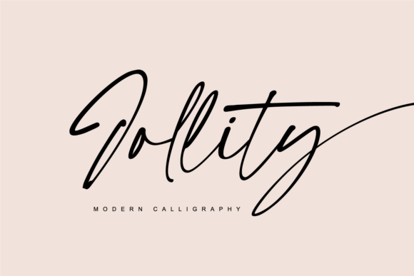 Jollity: A Magical Script Font for Elegant Digital Branding