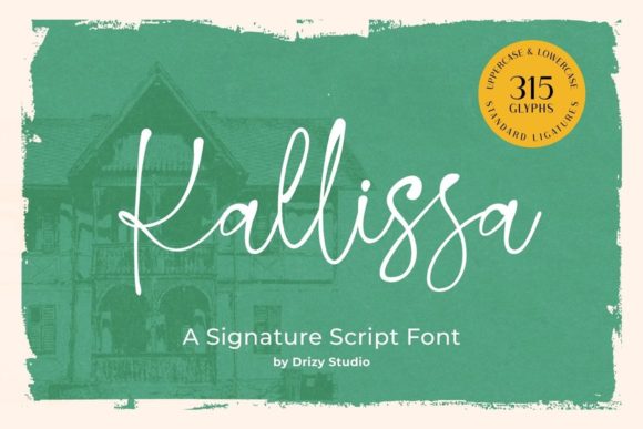 Kallissa Script Font for Creative Campaigns