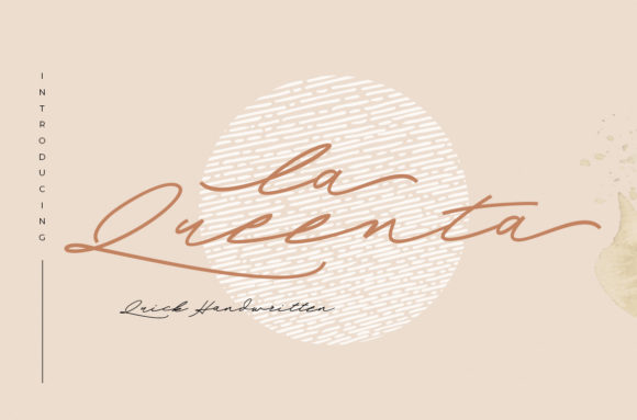 La Queenta: A Thin Lettered Script Font for Elegant Digital Branding