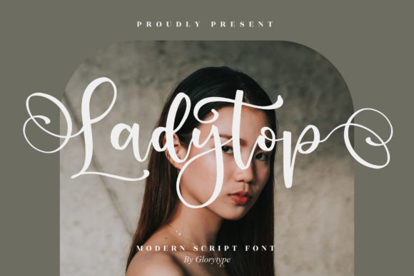 Ladytop Script Font for Small Business Branding
