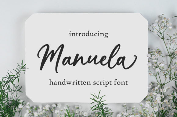 Manuela: An Elegant Script Font for Thoughtful Editorial Design