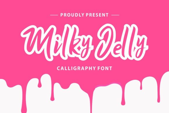 Milky Jelly Script Font for Elegant Branding