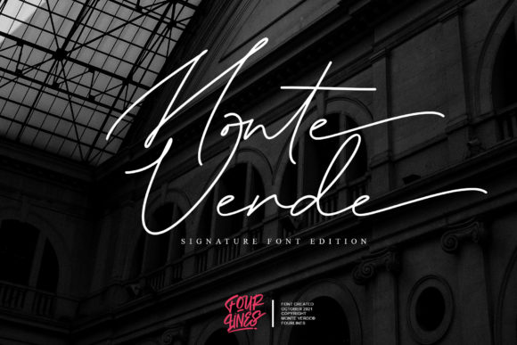 Monte Verde Script Font for Handmade Creators