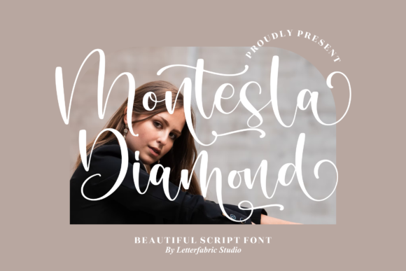 Montesla Diamond: A Premium Script Handwritten Font for Real Design Work