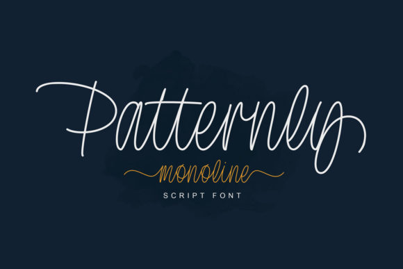 Patternly: A Delicate Script Font for Elegant Editorial Design