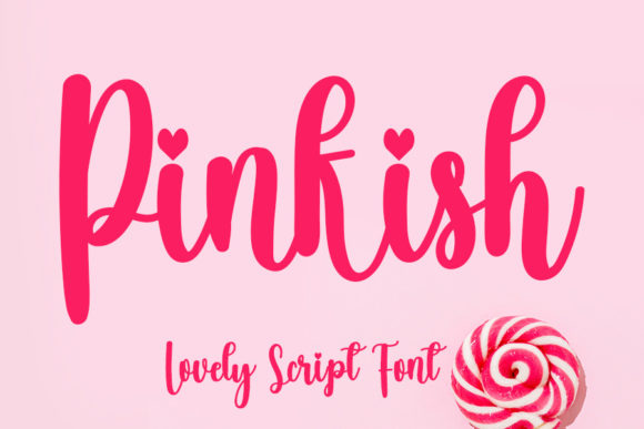 Pinkish: A Script Handwritten Font for Elegant Branding