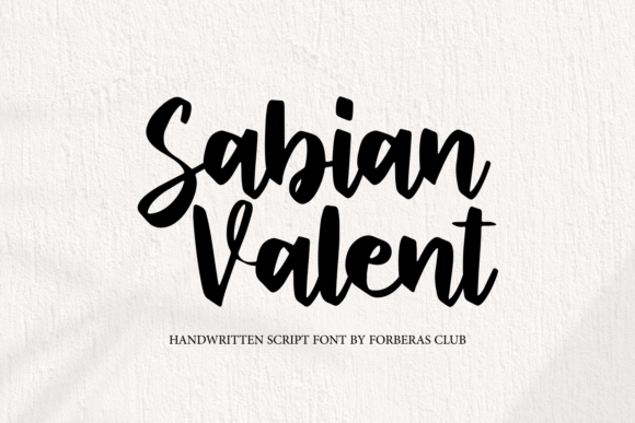 Sabian Valent: An Elegant Script Font for Branding That Feels Thoughtful