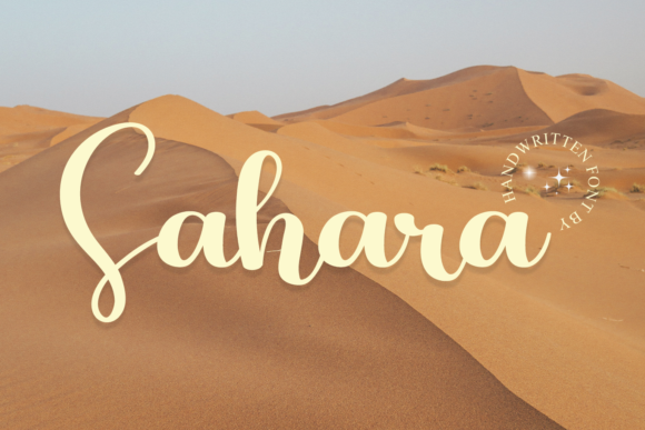 Sahara Script Font for Scroll-Stopping Visuals