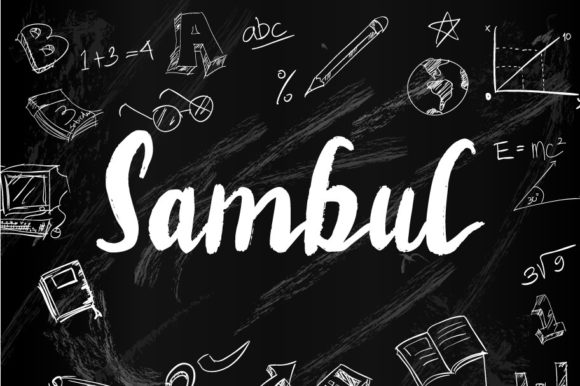 Sambul: A Playful Cursive Script Font for Luxury Branding