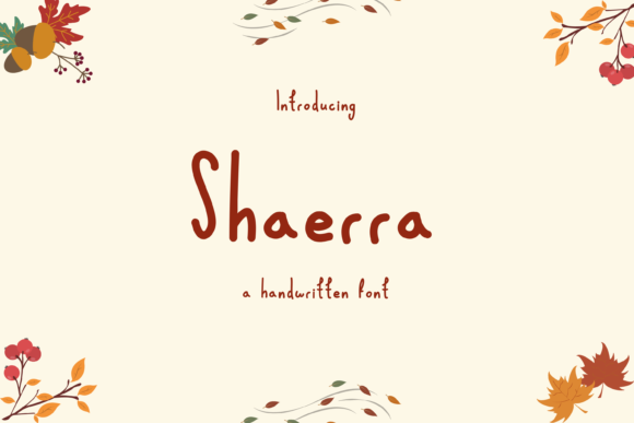 Shaerra Script Font for Elegant Handmade Branding