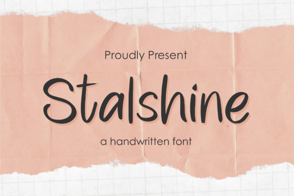 Stalshine: A Romantic Script Handwritten Font for Editorial Warmth