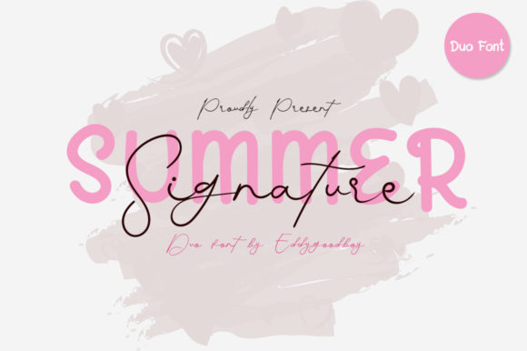 Summer Signature Font: Branded Yet Friendly Script Handwritten Fonts