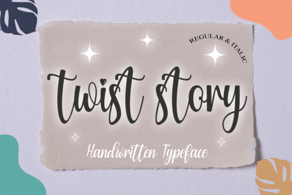 Twist Story Script Font for Handmade Creators