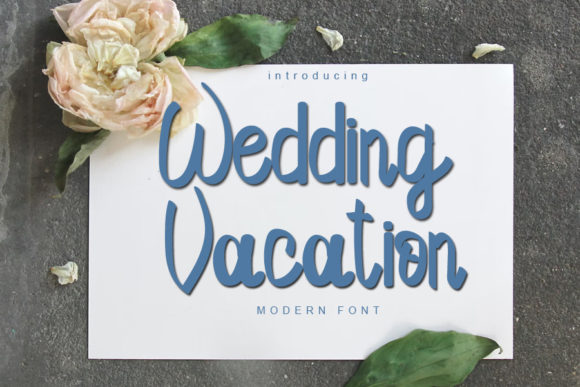 Wedding Vacation: A Playful Script Handwritten Font for Digital Branding