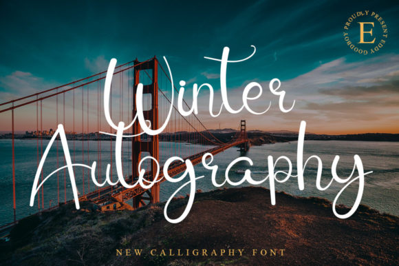 Winter Autography: Elegant Script Handwritten Font for Refined Design